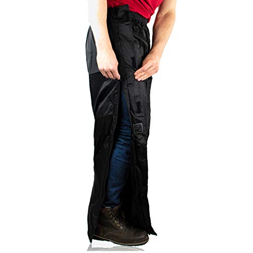 Pantalones de lluvia unisex de HOCK para una entrada cómoda - Con cremallera de 2 vías y transpirable - Extremadamente resistentes al agua