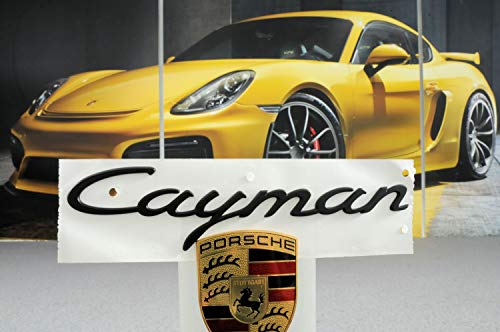 Producto nuevo. Porsche 981C Cayman Cayman - Logotipo, color negro