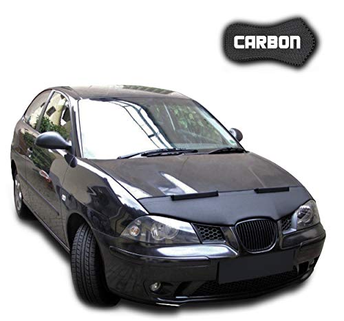 Protector de Capo para Ibiza 6L CARBON Bra Protectores Capot Coche máscara Tuning NUEVO Protector de Capo para Ibiza 6L CARBON Bra Protectores Capot Coche máscara Tuning NUEVO
