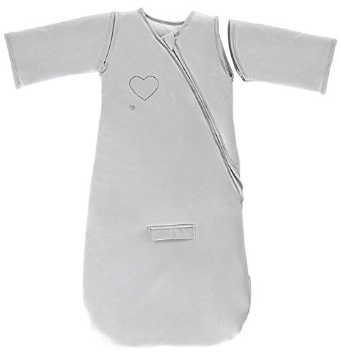 P'Tit Basile - Saco Dormir Invierno para Manga Plaquitas - Nomad 3 en 1 Cuna, Carrito y Silla Coche - Caliente Suave Cómodo con Su sobre Jersey 100% Algodón Bio - Bordado Pequeño Coeurs- Tog 3 P'Tit Basile - Saco Dormir Invierno para Manga Plaquitas - Nomad 3 en 1 Cuna, Carrito y Silla Coche - Caliente Suave Cómodo con Su sobre Jersey 100% Algodón Bio - Bordado Pequeño Coeurs- Tog 3