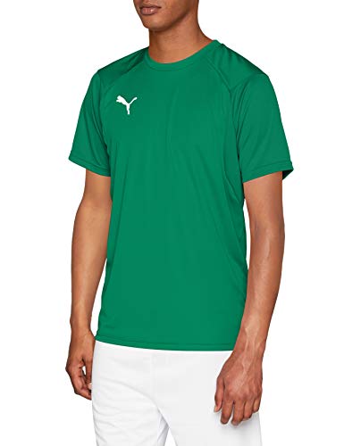 PUMA Liga Training Jersey T-Shirt, Hombre, Pepper Green White, M