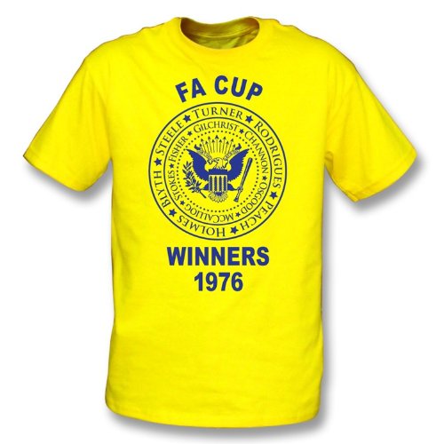 PunkFootball Southampton Ganador de la Copa FA 1976 XL Camiseta – Las Muchachas Slimfit
