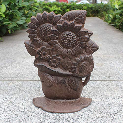 QULONG Topes de Puerta de Hierro Fundido de Alta Resistencia Puerta de Girasol de Hierro Antiguo Succión Succión de Puerta de Hierro Fundido Decorativa Casa de Campo Patio Patio Puerta de casa ados QULONG Topes de Puerta de Hierro Fundido de Alta Resistencia Puerta de Girasol de Hierro Antiguo Succión Succión de Puerta de Hierro Fundido Decorativa Casa de Campo Patio Patio Puerta de casa ados