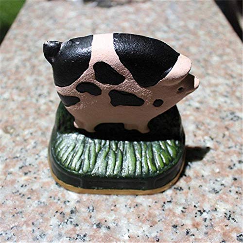 QULONG Topes de Puerta de Hierro Fundido para Trabajo Pesado Topes Decorativos para Puerta de Cerdo Manchado Succión de Puerta de Metal de Hierro Fundido Succión de Puerta de jardín de Granja Puert QULONG Topes de Puerta de Hierro Fundido para Trabajo Pesado Topes Decorativos para Puerta de Cerdo Manchado Succión de Puerta de Metal de Hierro Fundido Succión de Puerta de jardín de Granja Puert