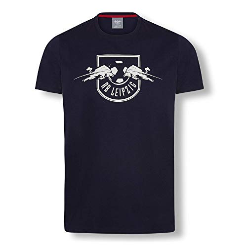 RB Leipzig Essential Mono Camiseta, Azul Unisexo X-Large Top, RasenBallsport Leipzig Sponsored by Red Bull Original Ropa & Accesorios