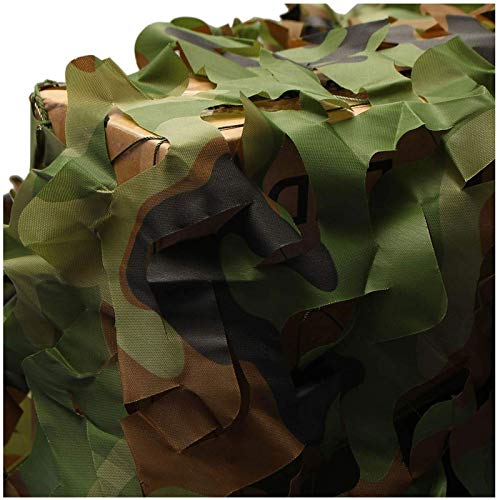 Red de camuflaje para caza, verde, red de poliéster 201D para decoración de  jardín, sombreado, fotografía militar