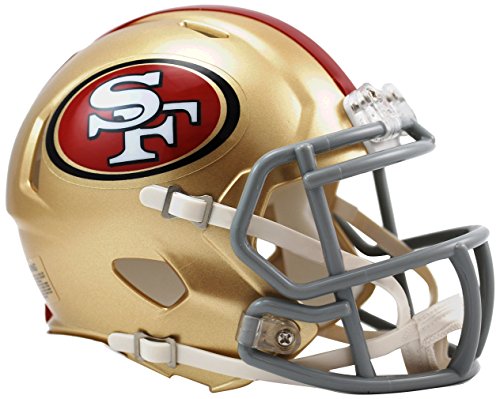 Riddell NFL San Fransisco 49ers Speed - Mini Casco de fútbol Americano