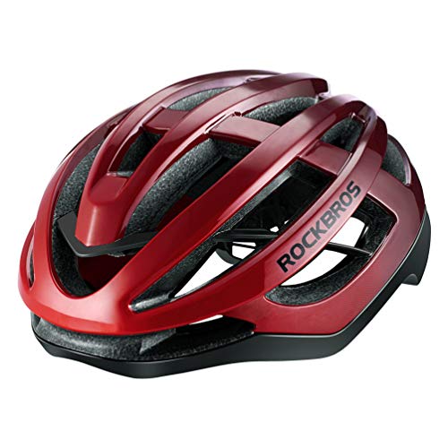 ROCKBROS Casco Adulto Bicicleta Montaña Carretera MTB Ajustable 55-61 cm, Unisex