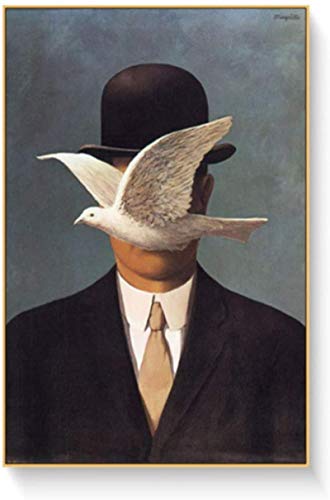 RuiChuangKeJi Magnífico Cuadro 40x60cm Sin Marco Magritte: [catálogo de una exposición de Pintura de René Magritte organizada por la Galería Arts Council