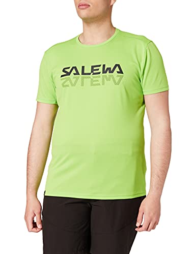 SALEWA *Sporty Graphic Dry M S/S tee - Camiseta para Hombre, Hombre, Camiseta, 00-0000027839, Verde, M