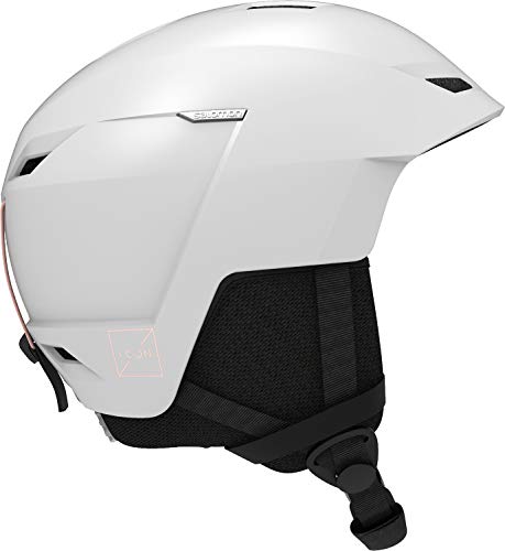 Salomon ICON LT ACCESS Casco de esquí y snowboard para mujer, Ajuste regulable, Talla M, Circunferencia de la cabeza 56-59 cm, Blanco, L41199100