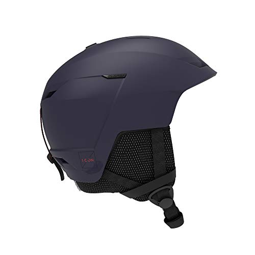 Salomon ICON LT Casco de esquí y snowboard para mujer, Ajuste regulable, Talla M, Circunferencia de la cabeza 56-59 cm, Violeta (Blueberry), L41160400 Salomon ICON LT Casco de esquí y snowboard para mujer, Ajuste regulable, Talla M, Circunferencia de la cabeza 56-59 cm, Violeta (Blueberry), L41160400