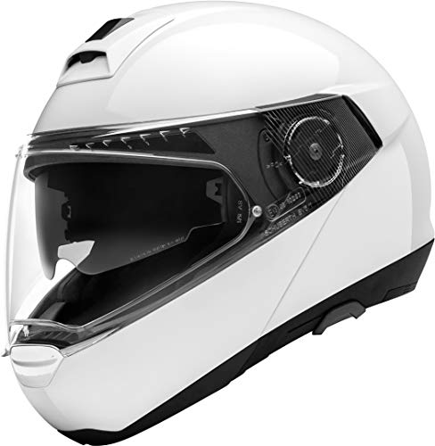 SCHUBERTH C4 Pro Blanco Brillante Modulares Casco De Motocicleta Tamano XL
