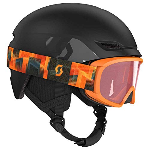 Scott Junior Keeper 2 Casco + Witty Google Combo - Gafas de esquí para niños, talla S, color negro