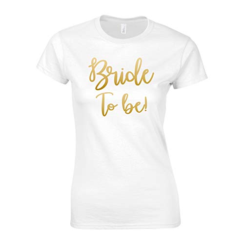 Selección de camisetas de despedida de soltera de oro metálico - Elección de diseños