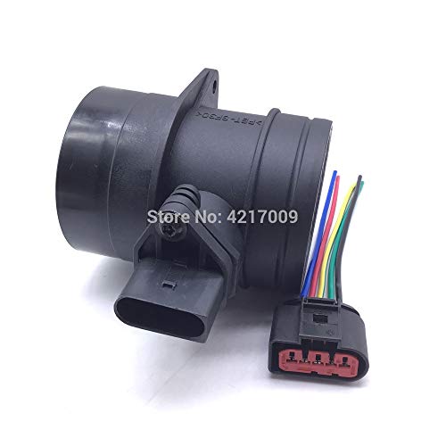 Sensor medidor de flujo de aire MAF medidor de flujo de masa de aire sensor del enchufe conector flexible de conexión for Audi A3 A6 Quattro RS6 S3 TT 1.8 T SEAT Leon 1M1 0280218065 06A906461M Sensor medidor de flujo de aire MAF medidor de flujo de masa de aire sensor del enchufe conector flexible de conexión for Audi A3 A6 Quattro RS6 S3 TT 1.8 T SEAT Leon 1M1 0280218065 06A906461M