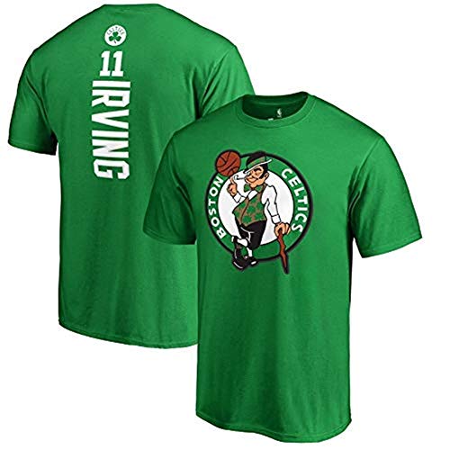 SHOP YJX Camiseta De Entrenamiento De La NBA Boston Celtics Letters Camiseta Casual for Hombre Camiseta De Manga Corta (Color : Green, Size : L)