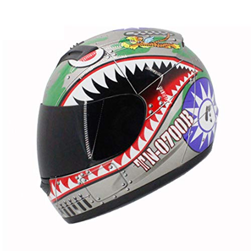 shuhong Casco De La Motocicleta Full Face Quick Release Casco Abatible Liner Lavable Racing Bike Helmet,Shark-S