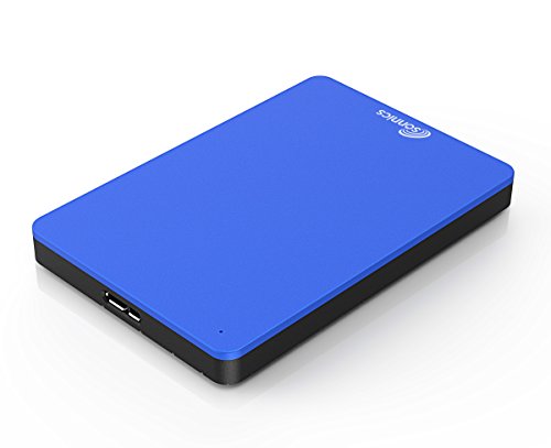 Sonnics 500GB Azul Disco duro externo portátil de Velocidad de transferencia ultrarrápida USB 3.0 para PC Windows, Apple Mac, Smart TV, XBOX ONE y PS4