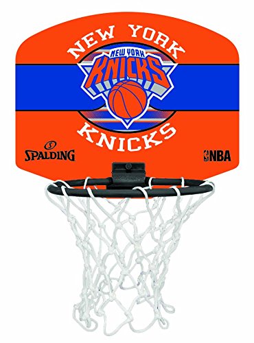 Spalding NBA Miniboard NY Knicks 77-655Z Minicanasta, Unisex, Multicolor, Talla Única