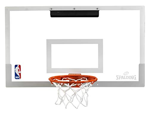 Spalding NBA Slam Jam Board - Tablero de pared de baloncesto, color incoloro, 45.5 x 26.7 cm