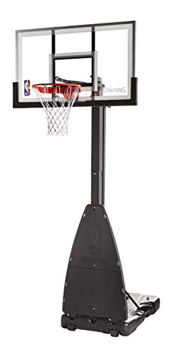 Spalding - Sistema de baloncesto portátil para tablero de baloncesto (54 pulgadas)