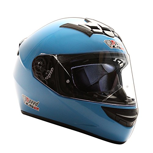 Speed Racewear LS2 Rookie Casco integral azul – Edición especial Kart & Moto (S (55-56 cm)