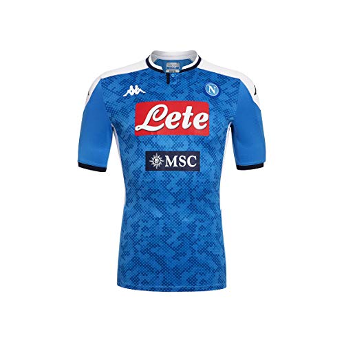 SSC Napoli Camiseta de primera equipación temporada 2019/2020, Azul, L