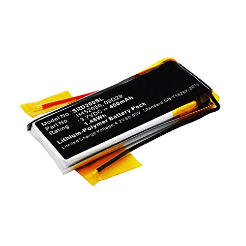 subtel® Batería Premium Compatible con Cardo Scala Rider Teamset Pro, Scala Rider Multiset Q2-09D29,H452050 (400mAh) bateria Repuesto Pila