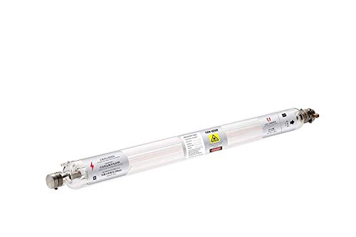 TEN-HIGH Tubo láser CO2 de vidrio Grabado laser CO2 Cortador de cristal con recubrimiento, Para Láser Máquina DIY Potencia más fuerte Extremos metales, Diá 50mm L700mm 40W TEN-HIGH Tubo láser CO2 de vidrio Grabado laser CO2 Cortador de cristal con recubrimiento, Para Láser Máquina DIY Potencia más fuerte Extremos metales, Diá 50mm L700mm 40W