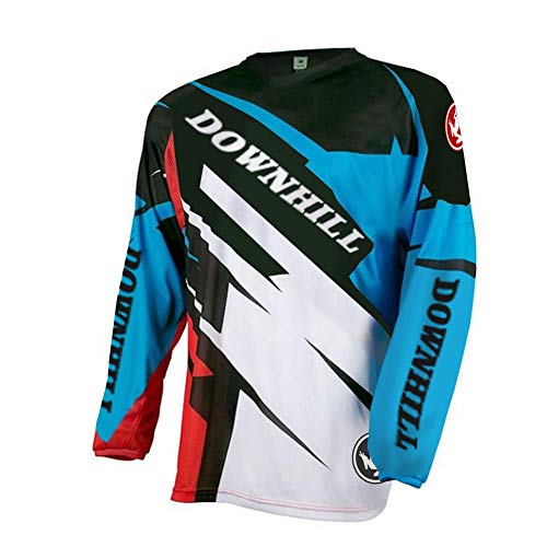 UGLYFROG Camisetas Hombre Manga Larga MTB Downhill Jersey Mountain Bike Ropa, Motocicleta Jersey Mountain Mountain Shirt XHDJ06