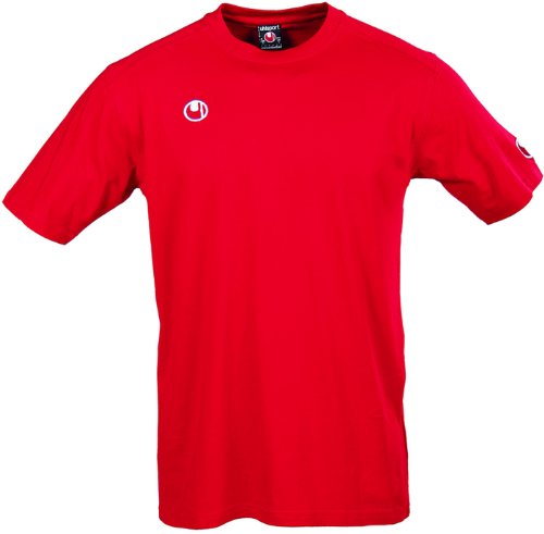 uhlsport T-Shirt - Camiseta de Fitness para Hombre, Color Rojo, Talla XXS