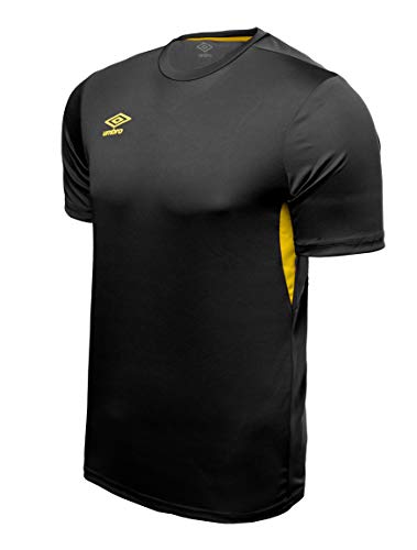UMBRO Core Training Jersey Camiseta De Fútbol, Hombre, Negro, L