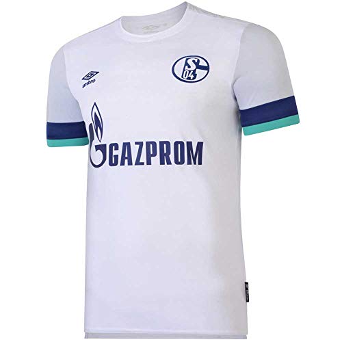 Umbro FC Schalke 04 2019/2020 - Camiseta de fútbol, Color Blanco