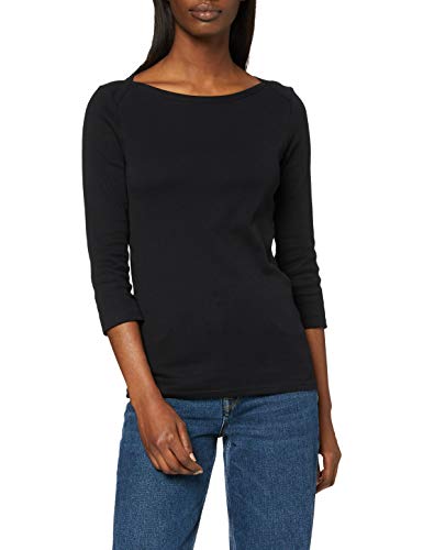 United Colors of Benetton Maglia M/l Camiseta de Tirantes, Negro (Nero 100), Medium para Mujer