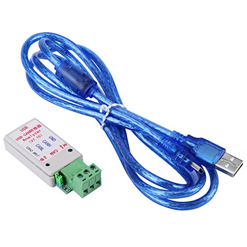 USB-CAN Bus Converter Analyzer Adaptador de interfaz USB a CAN Módulo Inteligente Con Soporte de Cable USB para XP / WIN7 / WIN8
