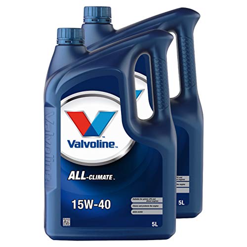 VALVOLINE 2 x Aceite de Motor Motor Motor Motor Aceite Gasolina Diesel líquido Gas All Climate 15W-40 5L