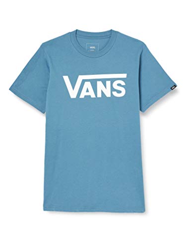 Vans_Apparel Classic Camiseta, Azul (Copen Blue-White Pii), Large para Hombre