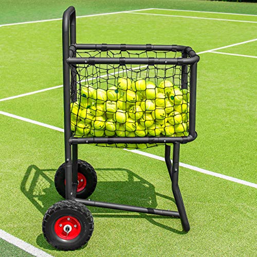 Vermont Carro Portapelotas de Tenis/Pádel/Béisbol – Carrito de Acero con Capacidad de 300 Pelotas | Ideal para Entrenadores Deportivos | Almacenamiento Eficiente de Pelotas Vermont Carro Portapelotas de Tenis/Pádel/Béisbol – Carrito de Acero con Capacidad de 300 Pelotas | Ideal para Entrenadores Deportivos | Almacenamiento Eficiente de Pelotas
