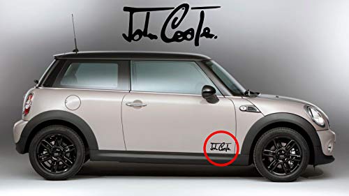 Vinilo adhesivo para ruedas / paneles de carrocería/Mini Cooper John Cooper Works diseño (negro)