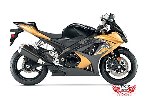 VITCIK Calcomanías para Motos, Adhesivo para Moto GSXR1000 K7 2007 2008 GSXR 1000 GSX R1000 K7 07 08 calcomanía para carenado (Amarillo) VITCIK Calcomanías para Motos, Adhesivo para Moto GSXR1000 K7 2007 2008 GSXR 1000 GSX R1000 K7 07 08 calcomanía para carenado (Amarillo)