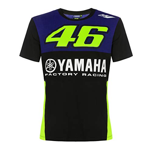 VR46 Yamaha Valentino Rossi - Camiseta para hombre, color azul, amarillo, xxx-large