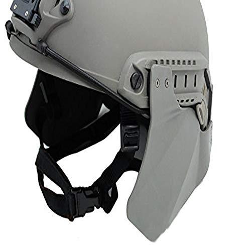 Worldshopping4U Equipo de protección para colocar en el casco de airsoft táctico, con protectores para los oídos para raíles rápidos de casco FG (casco no incluido)