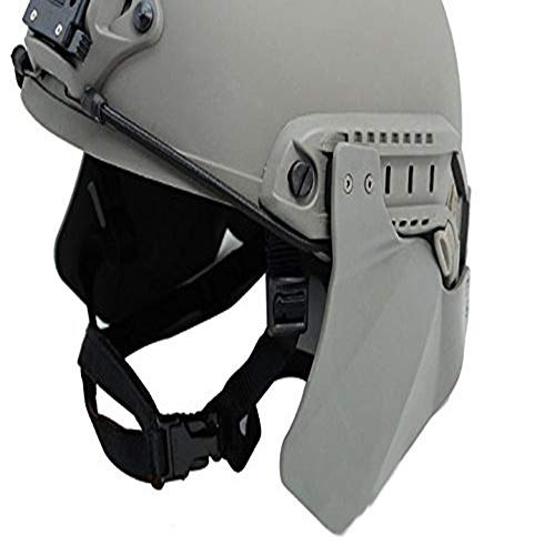 Worldshopping4U Equipo de protección para colocar en el casco de airsoft táctico, con protectores para los oídos para raíles rápidos de casco FG (casco no incluido) Worldshopping4U Equipo de protección para colocar en el casco de airsoft táctico, con protectores para los oídos para raíles rápidos de casco FG (casco no incluido)