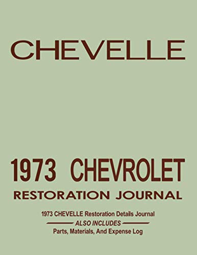 1973 CHEVELLE - Restoration Journal - Malibu SS Laguna: Document the progress of your car's restoration. Keep track of parts purchases and other ... for quick reference! See details below.