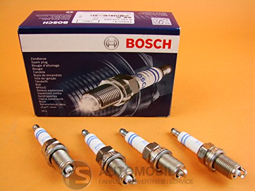 4x Bujía de encendido BOSCH Super FQR8LEU2 ALFA ROMEO 159 1.8 MPI 07-11;CHEVROLET AVEO 1.2 1.4 1.6 11- CRUZE 1.4 1.6 12-15 TRAX 1.6; FIAT CROMA 194 1.8 05- STILO 1.6 05-07; OPEL AGILA A 1.2 04-07 ADAM