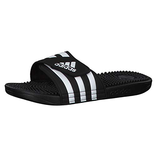 Adidas Adissage Zapatos de playa y piscina Unisex adulto, Negro (Negro 000), 39 EU (6 UK)