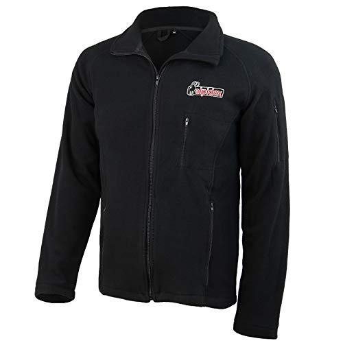 ALPIDEX Chaqueta de Forro Polar para Hombre, Ligera Chaqueta con Cremallera, Tamaño:M, Color:Negro ALPIDEX Chaqueta de Forro Polar para Hombre, Ligera Chaqueta con Cremallera, Tamaño:M, Color:Negro