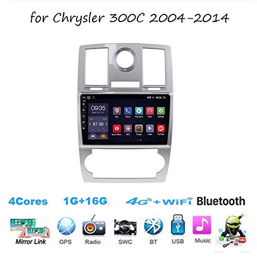 Android Car Stereo Radio Double DIN Sat Nav para Chrysler 300C 2004-2014 Navegación GPS Unidad Principal de Pantalla táctil de 9 Pulgadas DSP RDS Reproductor Multimedia Receptor de Video Android Car Stereo Radio Double DIN Sat Nav para Chrysler 300C 2004-2014 Navegación GPS Unidad Principal de Pantalla táctil de 9 Pulgadas DSP RDS Reproductor Multimedia Receptor de Video