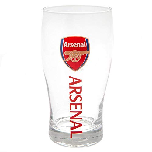 Arsenal FC - Vaso de cerveza del club (Tamaño Único) (Rojo)
